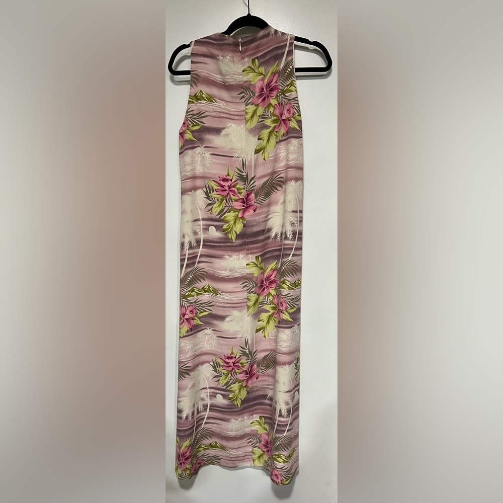 Tommy Bahama SILK Tropical Floral Maxi size 12, beautiful! Vintage - Picture 3 of 4